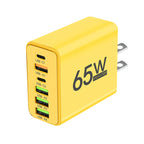 65W USB Phone Charger 6 Ports Type C Fast Charging QC3.0 for Iphone Samsung Xiaomi EU/US Plug Quick Charge Wall Chargers Adapter